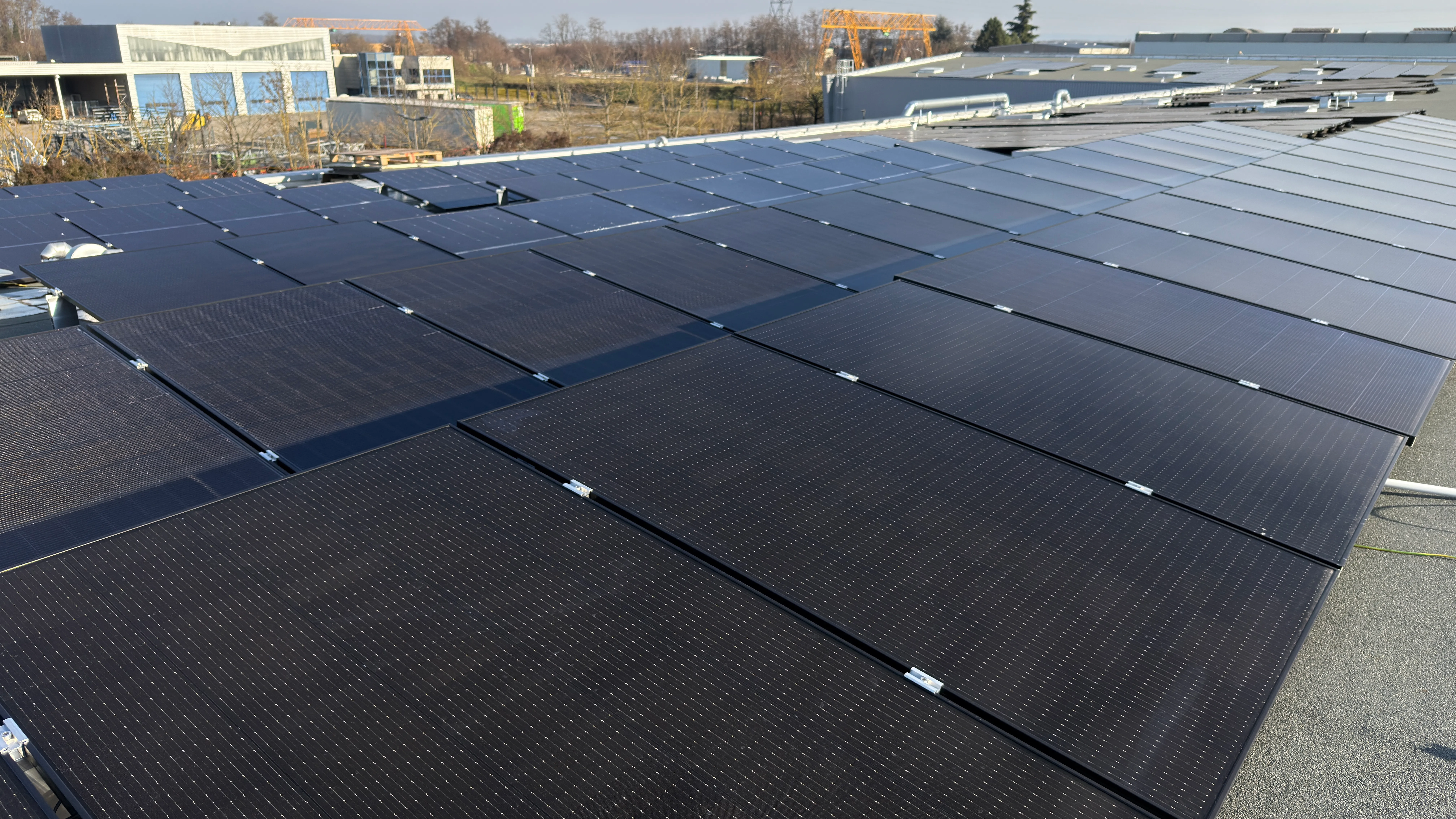 Projet industriel sur plots Soprasolar